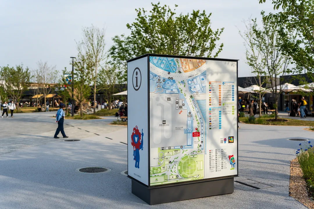 wayfinding panel sign